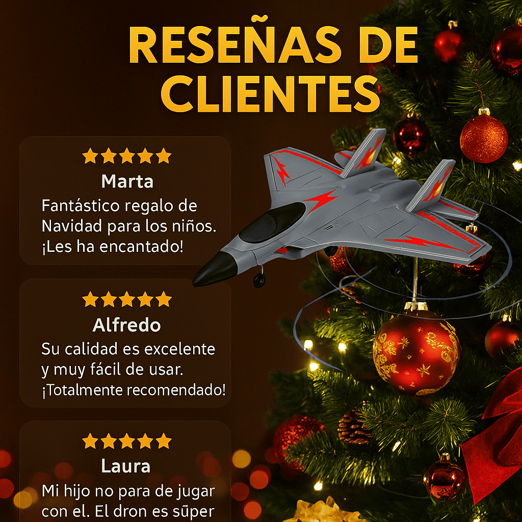 F-16 Falcon – Dron Avión de Control Remoto 2.4 GHz con Motor de Alta Velocidad Con Batería de Avión Incluida