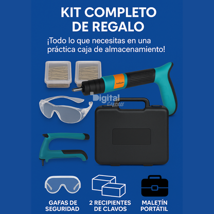 IronTool™ - Pistola de Clavos Profesional de Alta Precisión | Kit Premium de Regalo (LIQUIDACIÓN POR CIERRE)