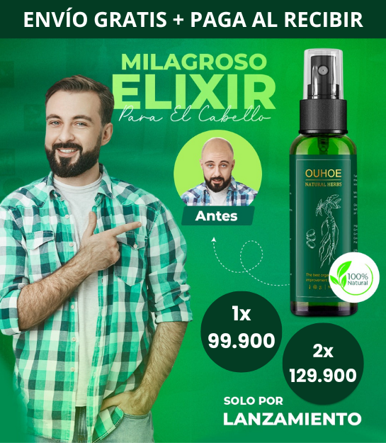 GrowHair - Elixir Milagroso de Crecimiento y Fortalecimiento Capilar
