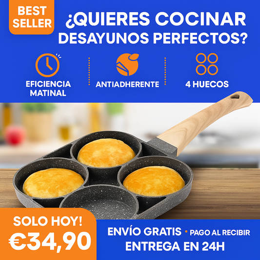 Sartén FourChef 4-en-1 – Cocina para Todos en Minutos | Ahorra 60 % – ¡Última Oportunidad!