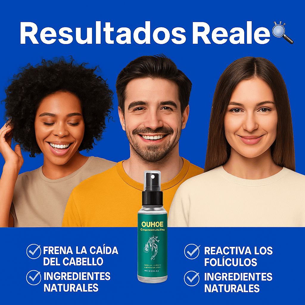 (PAGUE 1, LLEVE 2) OUHOE®- REPARADOR DE CRECIMIENTO CAPILAR 100% EFECTIVO