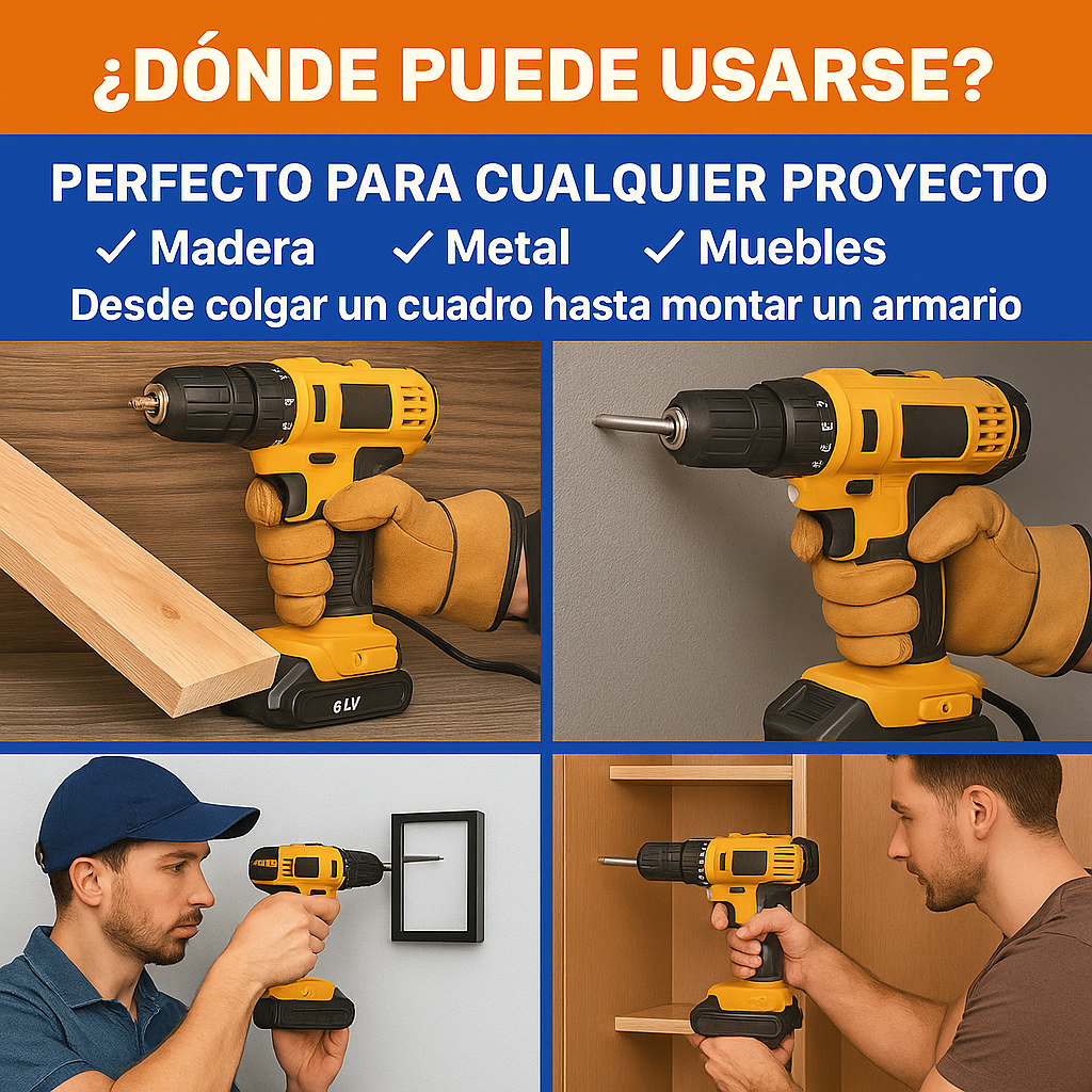 Taladro Inalámbrico 21V con 93 Piezas + Alicate, Cinta Métrica y Más de Regalo (LIQUIDACIÓN POR CIERRE)