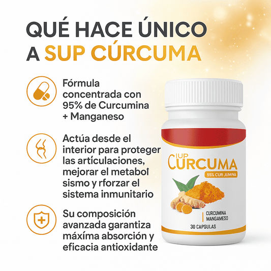 (Compra 1, Lleva 2) SUP Cúrcuma - El Antioxidante Natural que Cuida tus Articulaciones y Bienestar Diario