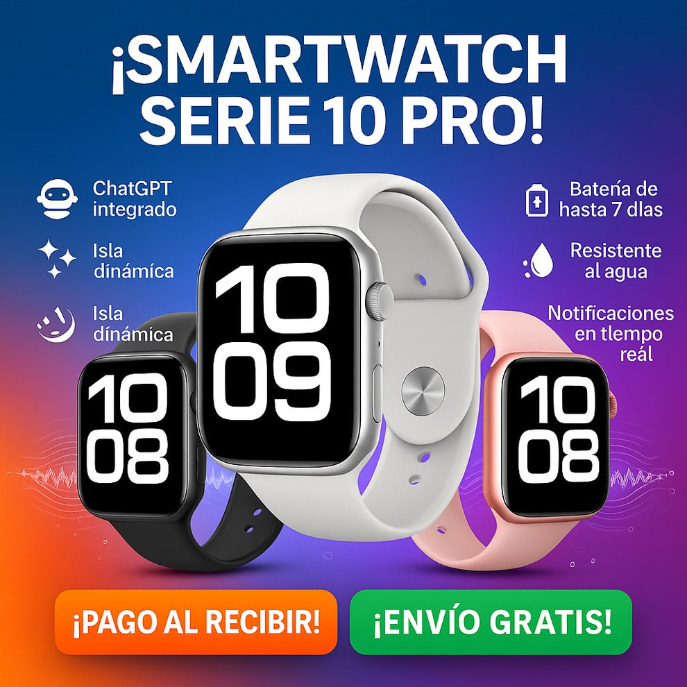 AirWatch Series 10 PRO + Caja y Cargador por Inducción | (LIQUIDACION POR CIERRE)