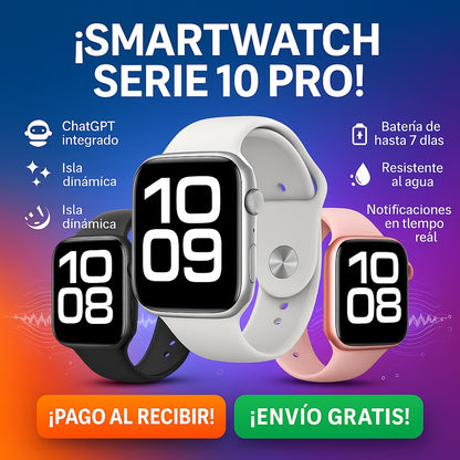 AirWatch Series 10 PRO + Caja y Cargador por Inducción | (LIQUIDACION POR CIERRE)