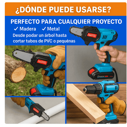 POTENCIA Y PRECISIÓN EN TUS MANOS – Mini Motosierra PROForce™ + Regalos Exclusivos 🎁 – Envío 24h | Pago al Recibir