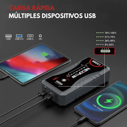 [OFERTA DE EMERGENCIA]  EnergyMax™ - Arrancador de Batería Con 11.000 mAh