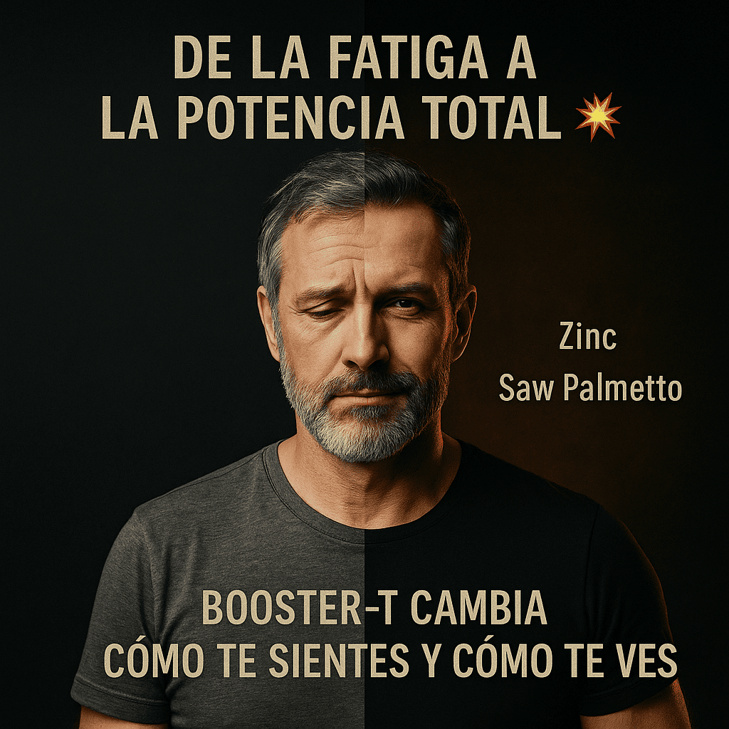 Booster-T Caps - Adiós a la Debilidad — Activa Tu Testosterona y Vuelve a Sentirte un Toro