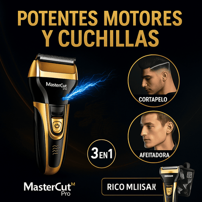 MasterCut™ 3 en 1 - El Secreto de los Hombres de Éxito – Domina Cada Negociación y Llévate un Altavoz Bluetooth de Regalo