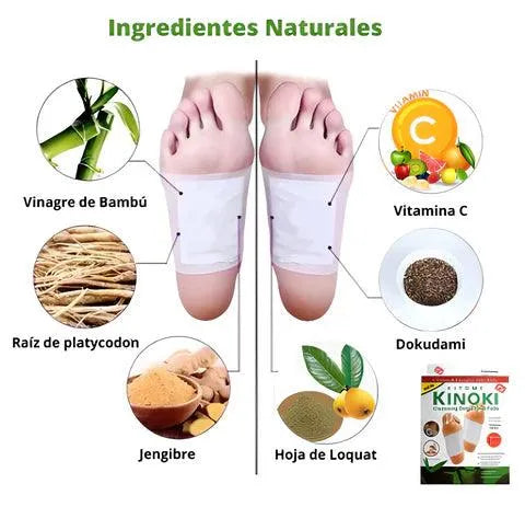 [Paga 20, Recibe 30 Unidades] Parche Detox Pies VidaTox™ – Eliminación de Toxinas Mientras Descansas