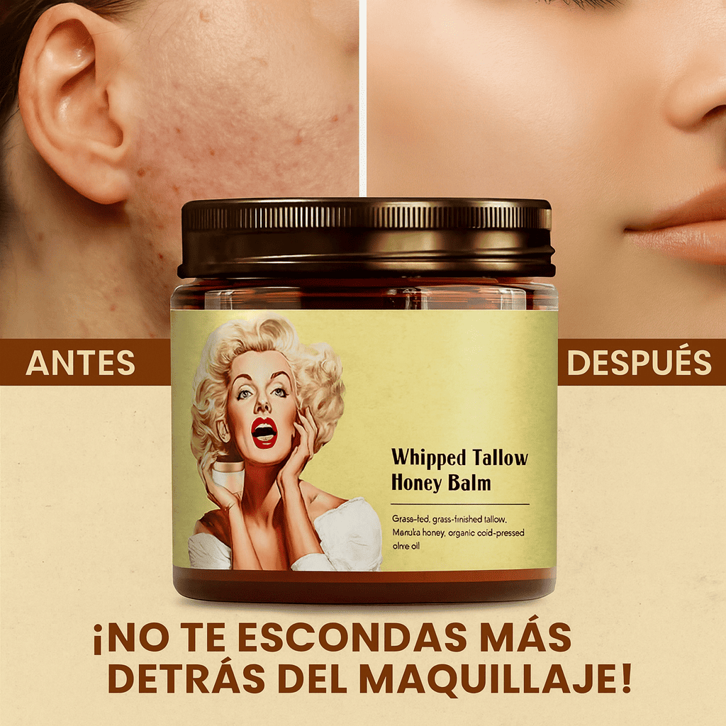[PAGA 1, LLEVA 2] EvilGoods™  Bálsamo de Miel y Sebo Batido - No te Escondas Más Detrás del Maquillaje