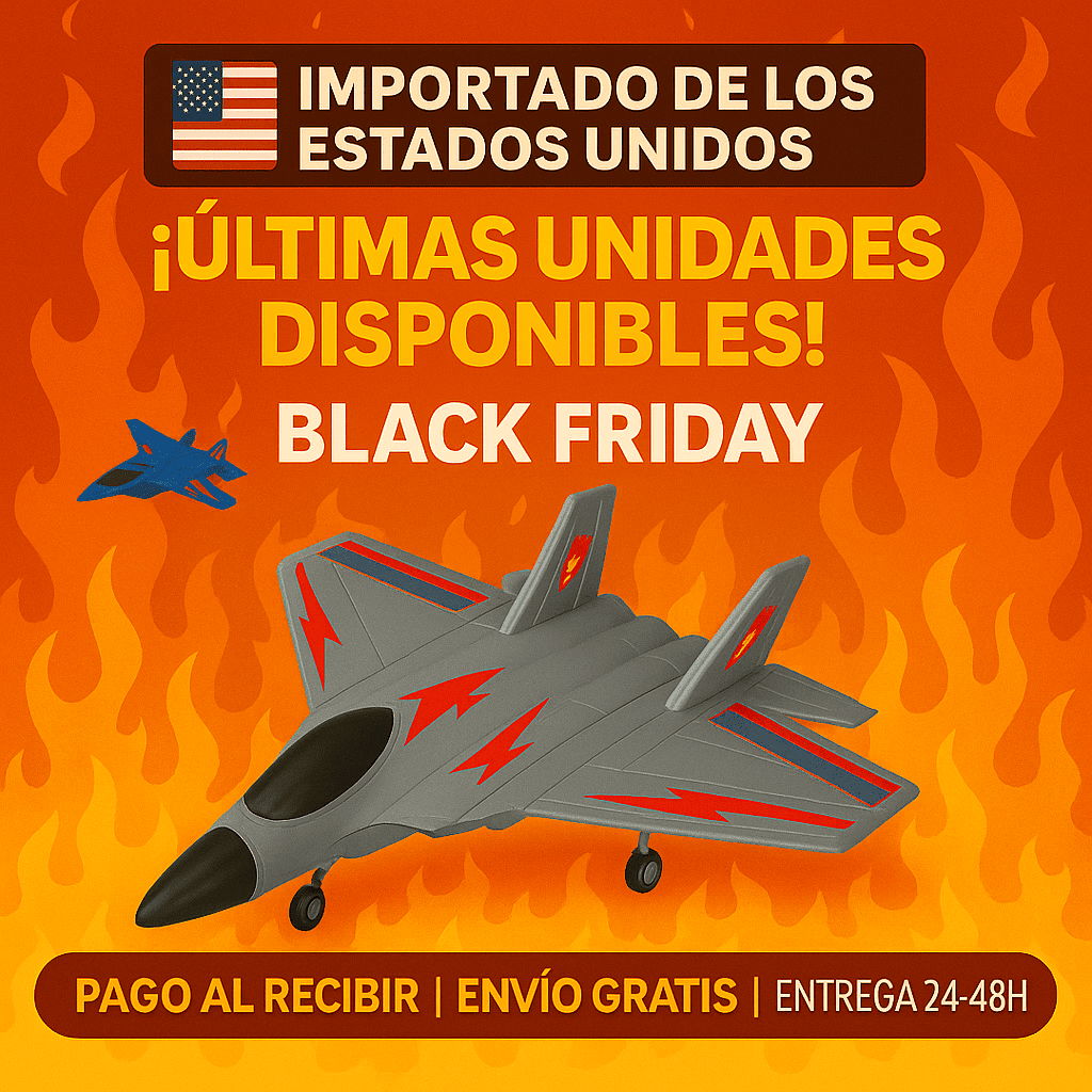 F-16 Falcon – Dron Avión de Control Remoto 2.4 GHz con Motor de Alta Velocidad Con Batería de Avión Incluida