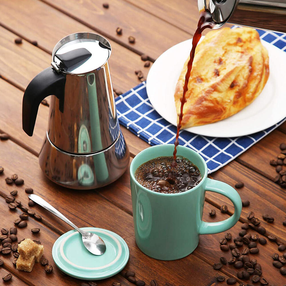EspressoPro 550 – Cafeteira 12 Tazas Inducción, Acero Inox, Garantía de Sabor – STOCK LIMITADO