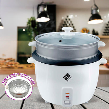 VaporChef™ - Olla Eléctrica 2 en 1 con Vaporera (LIQUIDACIÓN TOTAL - ¡Llévate la tuya con 70% OFF!)