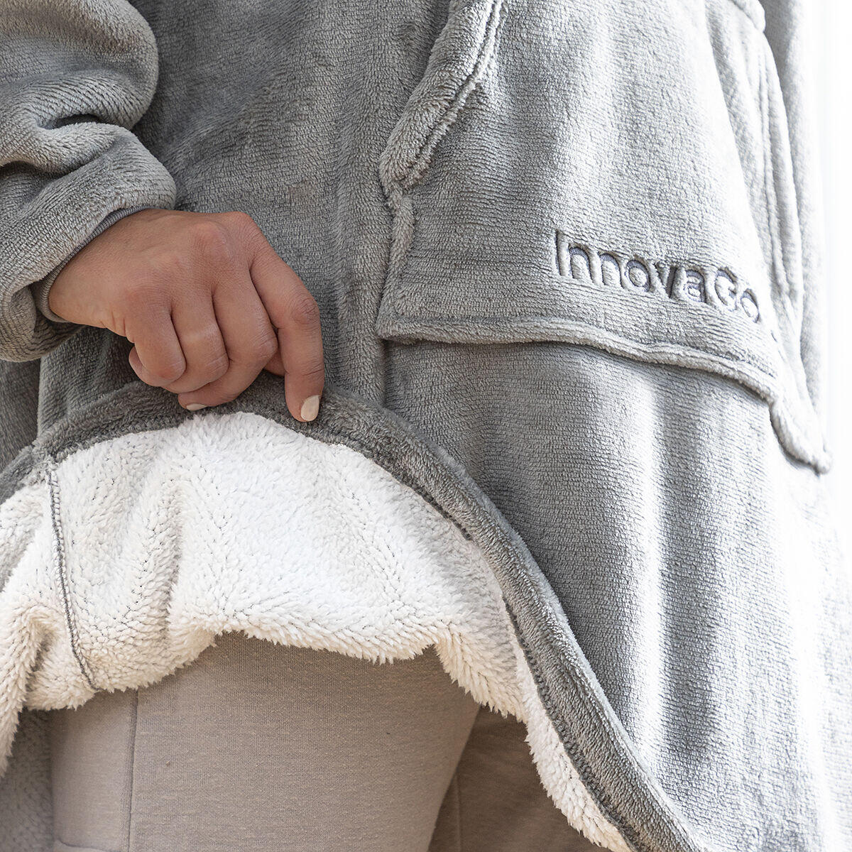 Batamanta Sudadera Oversized con Forro Polar Swug InnovaGoods (Oferta limitada invierno 2025)