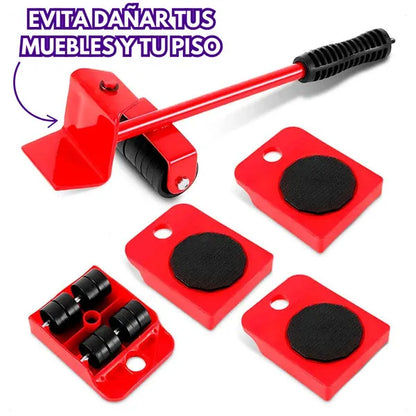 Kit Mueve Muebles 5 en 1 –  Transporta Muebles Pesados Fácil y Rápido (LIQUIDACIÓN POR CIERRE)
